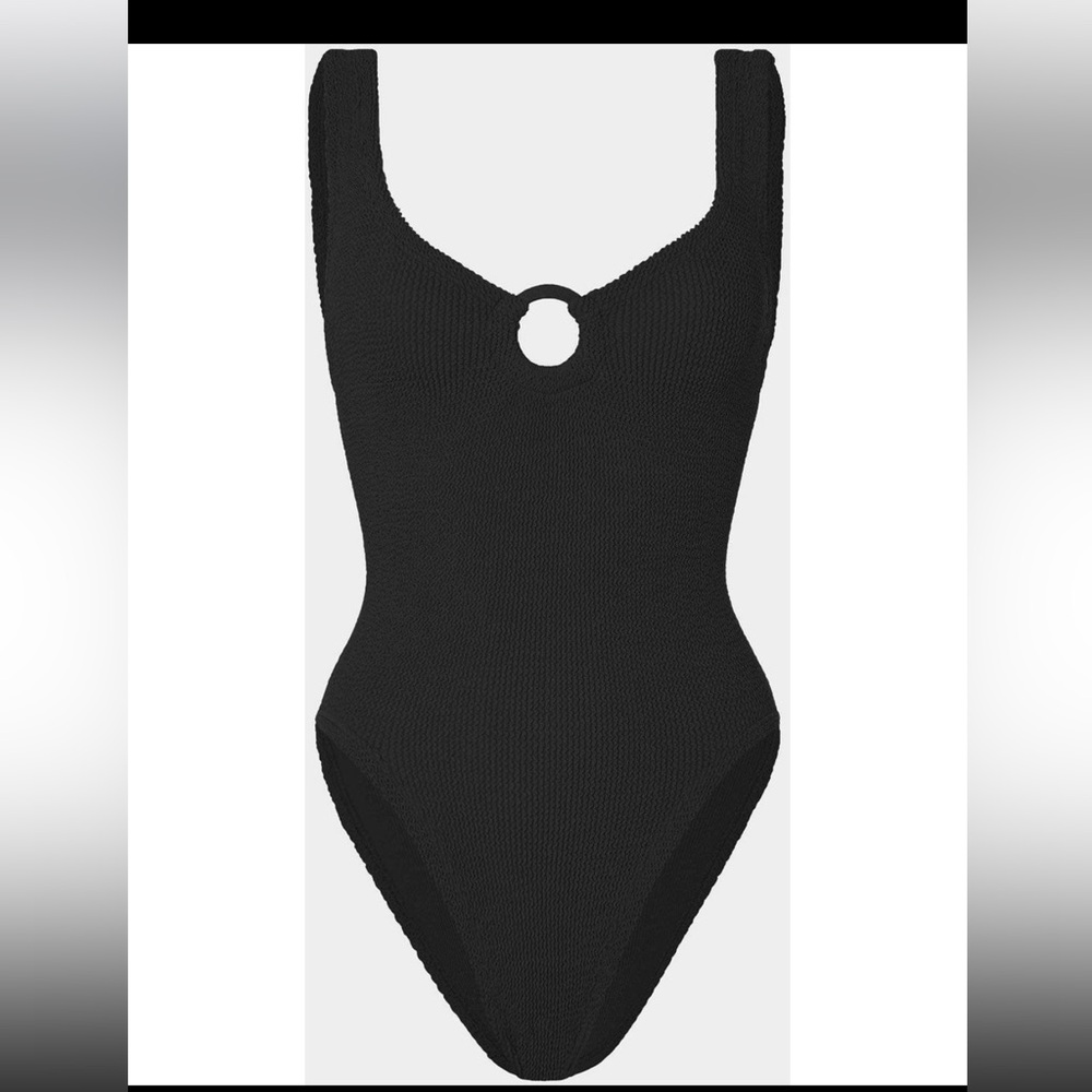 Celine Seersucker One-Piece Swimsuit Hunza G NEW